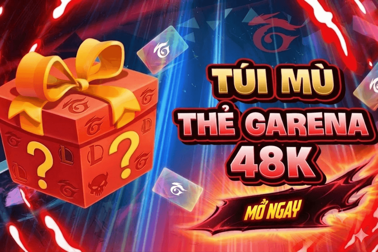 Ảnh minh họa Túi Mù Thẻ Garena